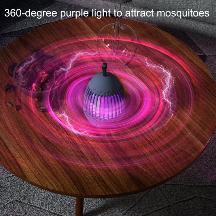 L01 Portable Electric Shock Mosquito Killer Lamp Home Outdoor Photocatalyst Fly Killer(White)