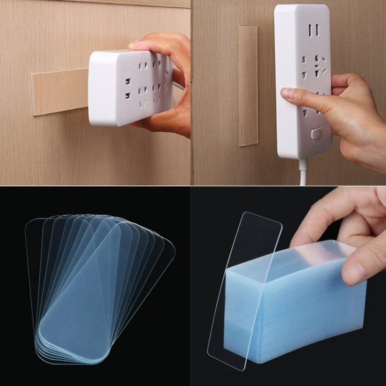 20 Packs Transparent Non-marking Sticker No Residual Strong High-viscosity Double-sided Tape