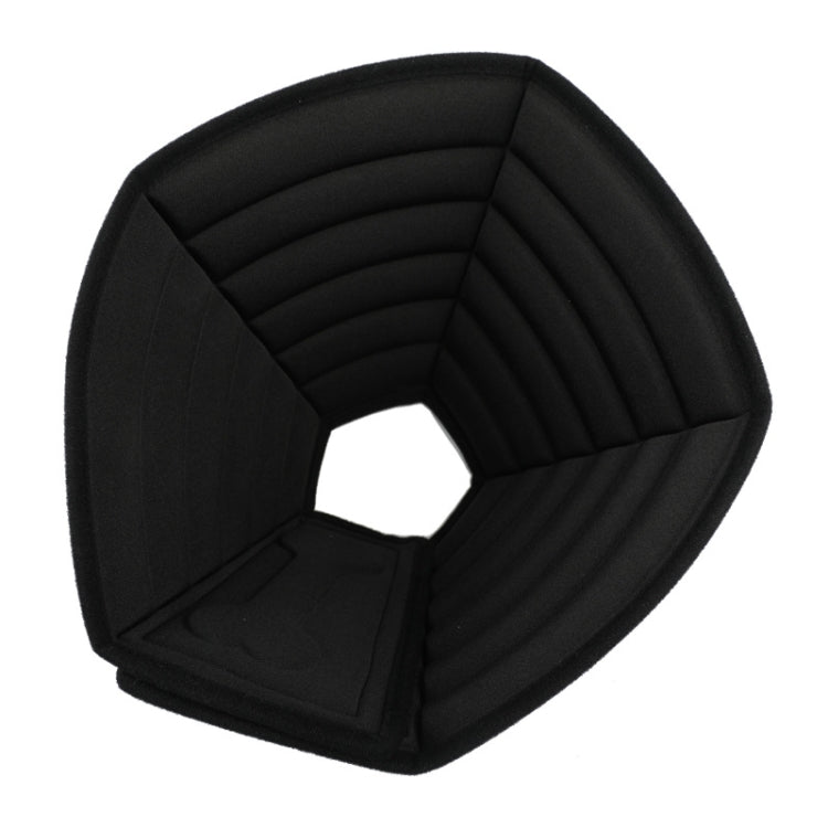 Pet Grooming Anti-Bite Neck Ring, Specification: L(Black)