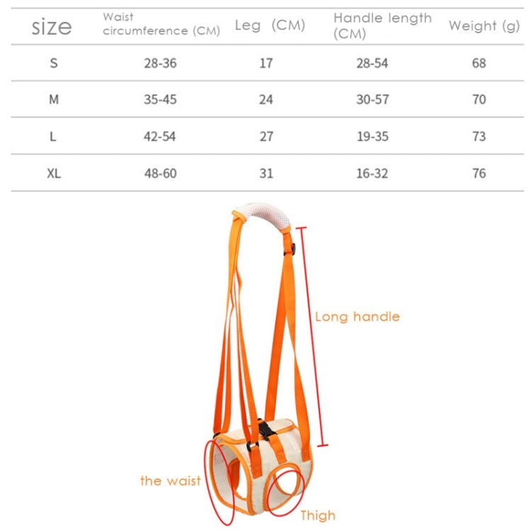 Pet Leash Assistive Belt For Postoperative Disabled Elderly Dogs Hind Legs XL