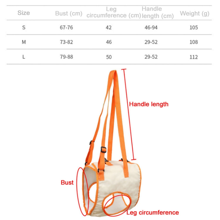 Pet Leash Assistive Belt For Postoperative Disabled Elderly Dogs Front Legs L
