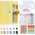 A6 Gypsophila Loose-leaf Bookkeeping Notebook Cash Budget Hand Book(Yellow)