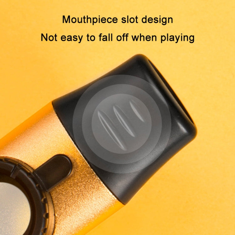 Metal Professional Playing Tunable Tone Kazoo( Gold)