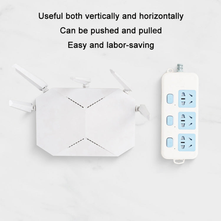 10pcs Traceless Wall Hanging Multifunction Plug-in Rack, Specification: Single