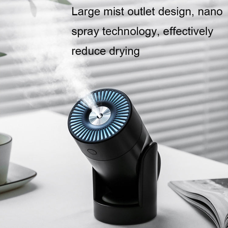 L09 USB Plug-in Rotating Colorful Night Light Humidifier(Pink)