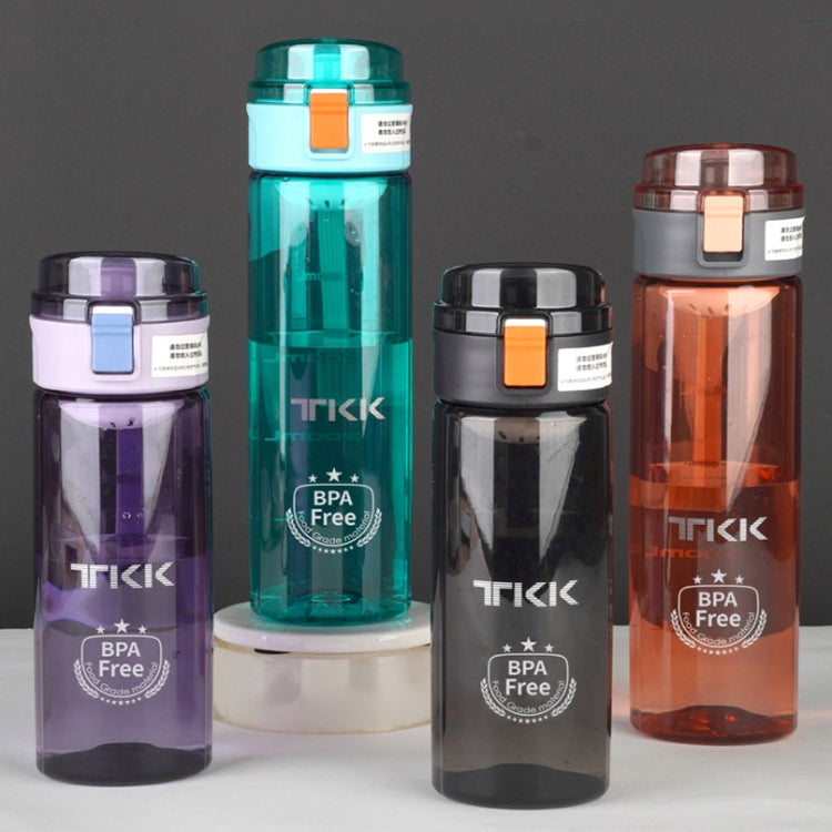 TKK TKK1001 Large Capacity Portable Plastic Water Cup, Capacity: 400ml(Purple)