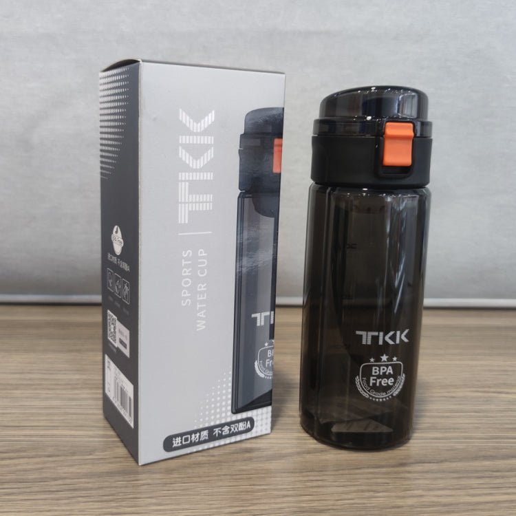 TKK TKK1001 Large Capacity Portable Plastic Water Cup, Capacity: 400ml(Purple)