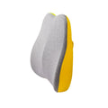 Memory Foam Lumbar Pillow Office Seat Lumbar Cushion(Lemon Yellow)