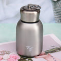 280ml 304 Stainless Steel Handle Vacuum Insulation Cup Big Belly Gift Cup(Silver)