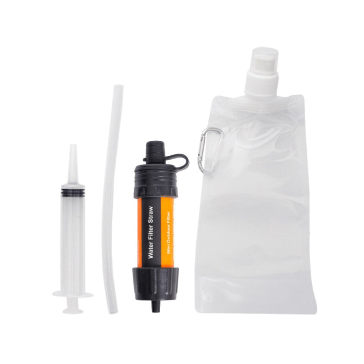 1282 Outdoor Camping Sewage Filter Purifier(Orange)