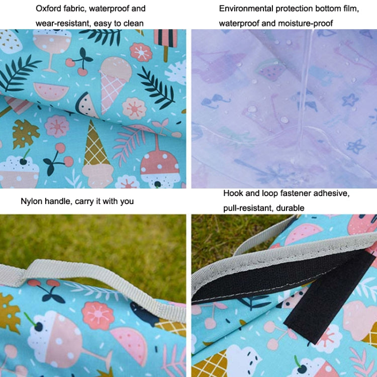 Spring Outing Portable Moisture-proof Picnic Mat Outdoor Tent Campground Mat, Size: 150x200cm(Khaki)