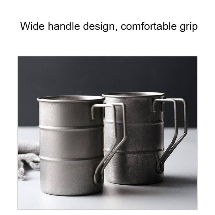 304 Stainless Steel Outdoor Picnic Camping Water Cup, Spec: Retro