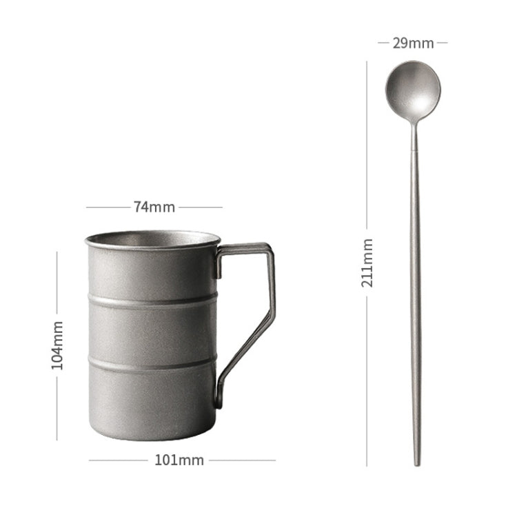 304 Stainless Steel Outdoor Picnic Camping Water Cup, Spec: Set