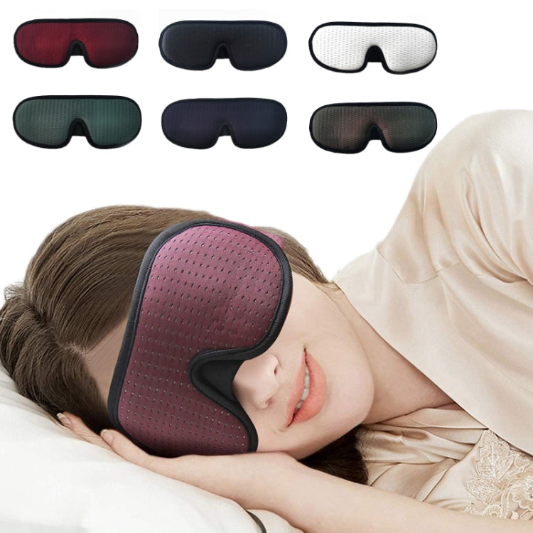 3D Breathable Shading Eye Protection Sleep Eye Mask(Green)