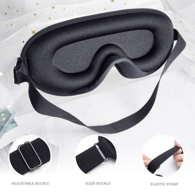 Three-Dimensional Breathable Hollow Sleep Shading Eye Mask, Specification: Black