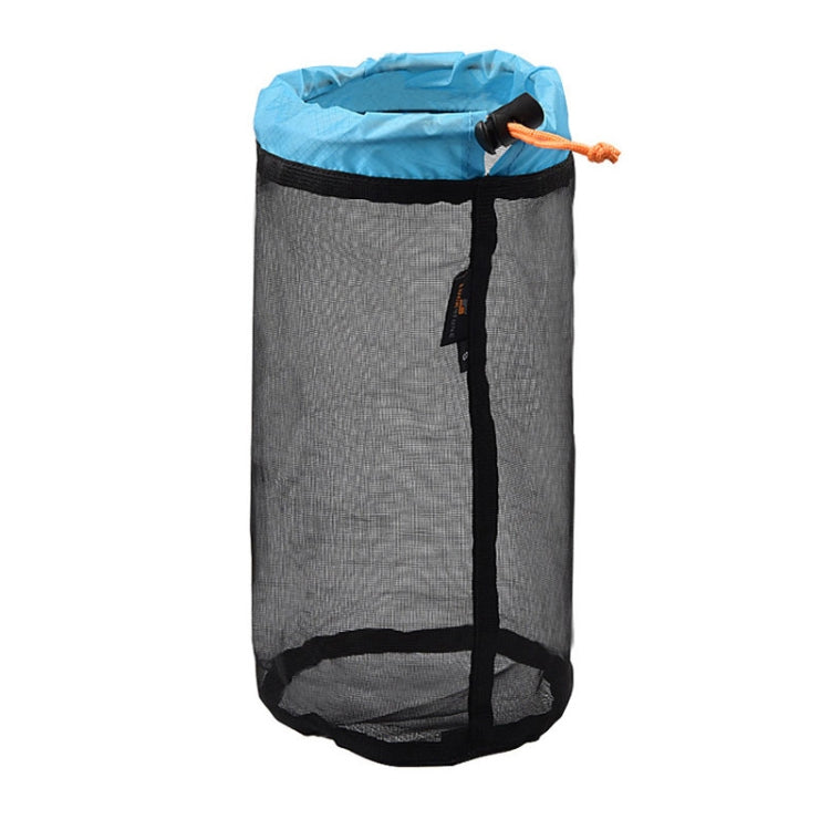LUCKSTONE WSD2005020 Lightweight Mesh Organizing Storage Bag, Size: S (Black Blue)