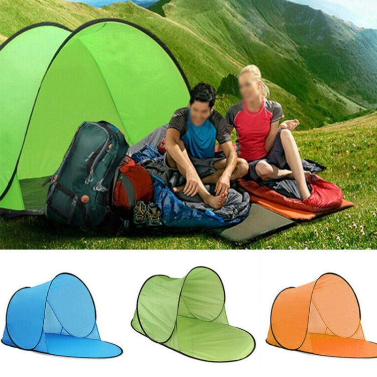 Single Leisure Sunscreen Tent Wire Tent Beach Tent, Color: Thicken Rose Red