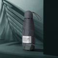LY-0621 Five-Fold Six-bone Umbrella Simple Black Glue Sunscreen Umbrella(Ink Green)