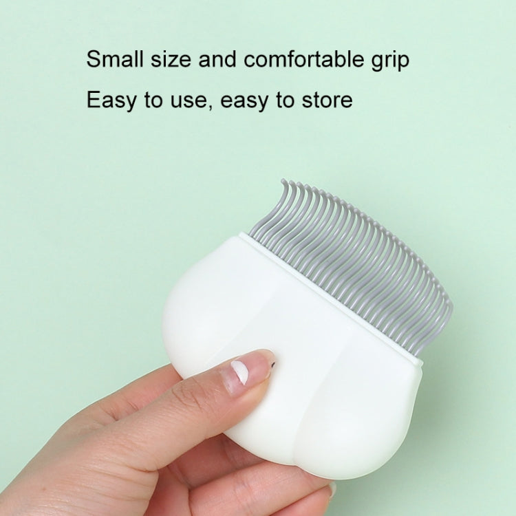 Pet Hair Removal Shell Comb Cat Tickling Massage Comb(Pink)