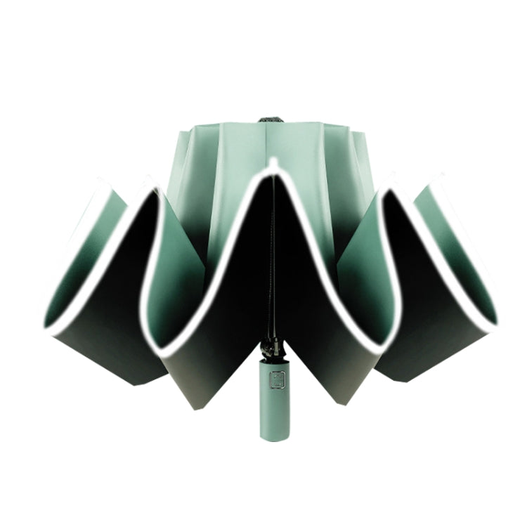 YL020 Folding Sun Umbrella Black Glue Sunscreen Anti-ultraviolet Car Special Reverse Umbrella(Turquoise)