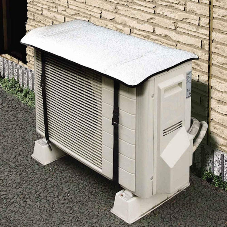 Universal Air Conditioner Cover  Aluminum Foil Composite Flame Retardant Rainproof  Cover(77 x 39.5cm)
