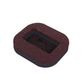5 PCS Computer Seat Pulley Holder Chair Roller Non-slip Pad(Square Brown Felt Bottom)