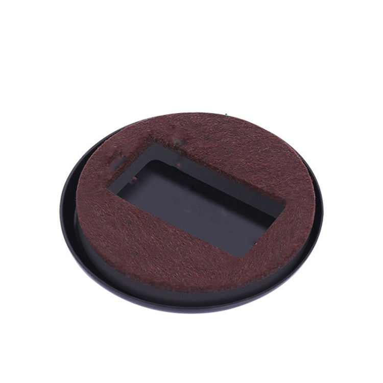 5 PCS Computer Seat Pulley Holder Chair Roller Non-slip Pad(Round Black Plastic Bottom)