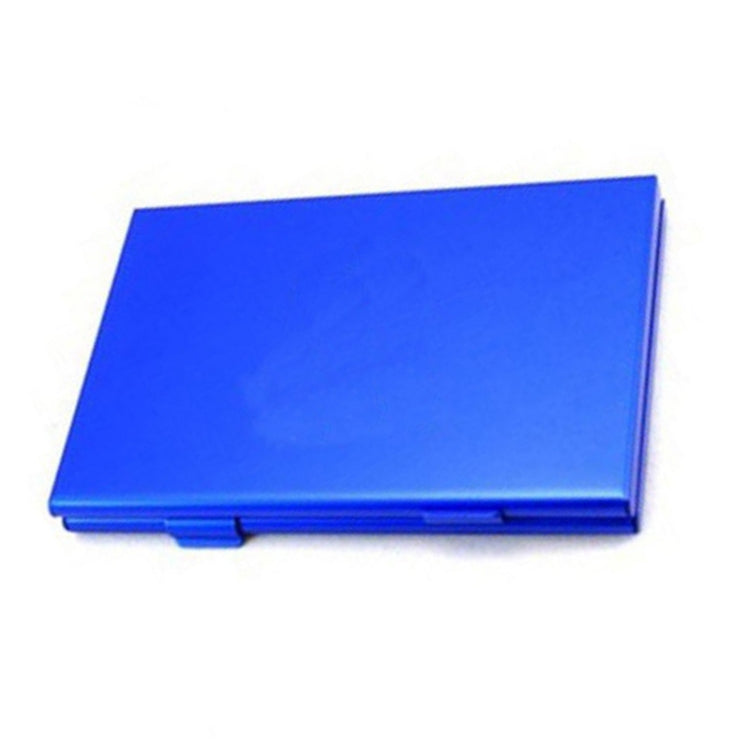 Game Card Storage Aluminum Alloy Organizer Pack For Nintendo Switch(Blue)