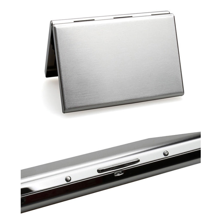 Metal Security Anti-degaussing Bank Credit Card Box(Stainless Steel)
