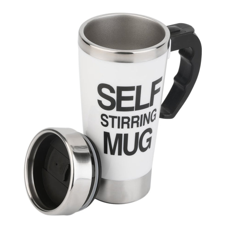 FX-589 400ml 304 Stainless Steel Automatic Stirring Coffee Cup(Yllow)