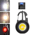 E-SMARTER W5137 Mini Wrench Glare Portable Flashlight, Specification: Black+Screws