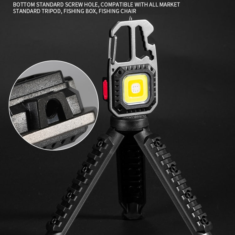 E-SMARTER W5138 Mini Bright Light Portable Flashlight, Specification: Black+Bracket