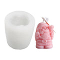 DIY Christmas Candle Aromatherapy Gypsum Silicone Mold, Shape: Santa
