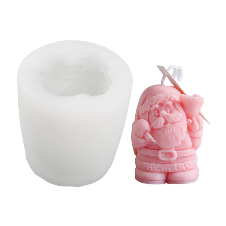 DIY Christmas Candle Aromatherapy Gypsum Silicone Mold, Shape: Santa