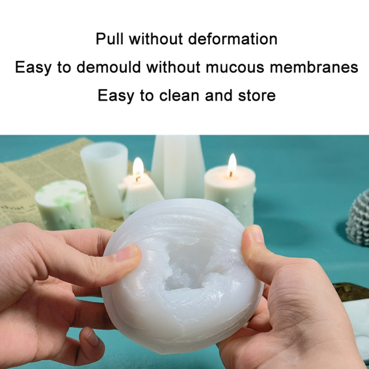 DIY Christmas Candle Aromatherapy Gypsum Silicone Mold, Shape: Triangular Christmas Tree