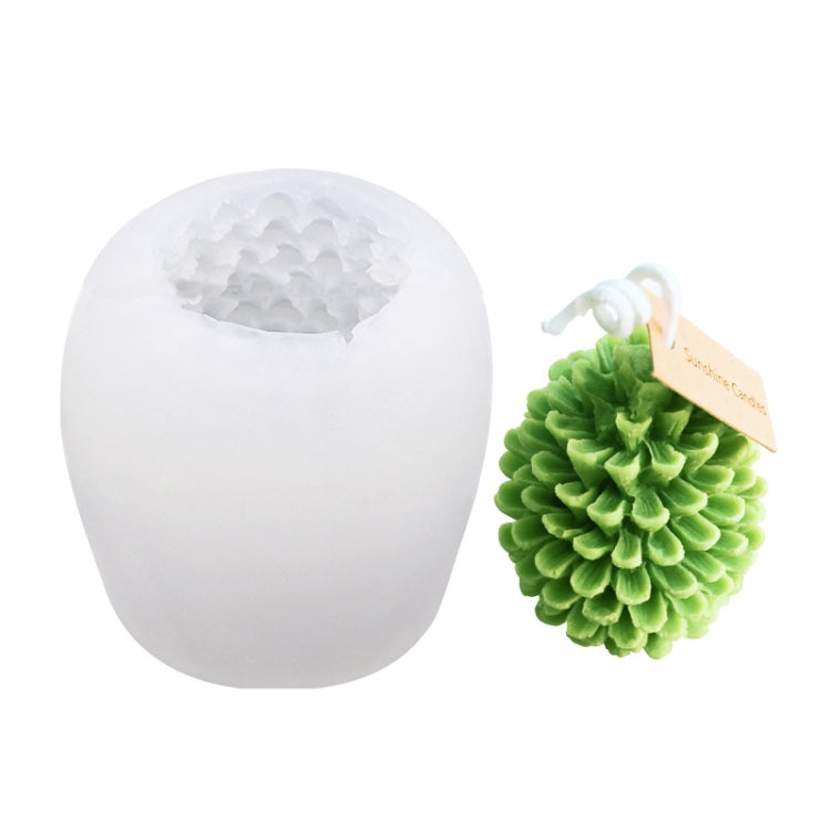 DIY Christmas Candle Aromatherapy Gypsum Silicone Mold, Shape: Single Stereo