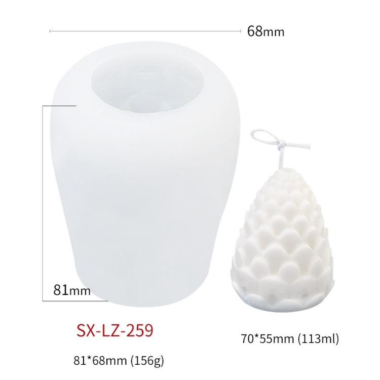 DIY Christmas Candle Aromatherapy Gypsum Silicone Mold, Shape: Matsi Kot