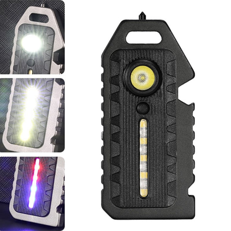 E-SMARTER W5136 Mini Keychain Strong Light Portable Flashlight(Black)