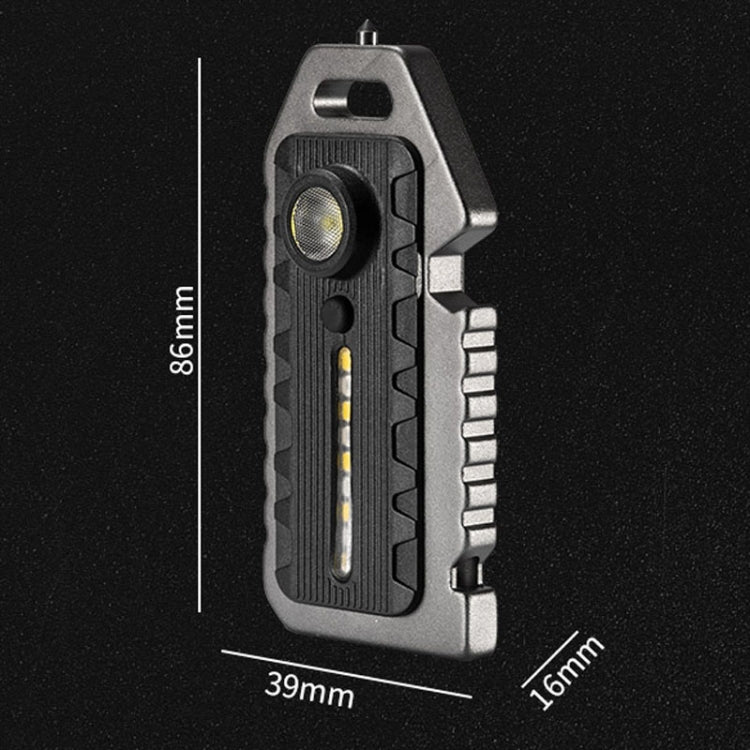 E-SMARTER W5136 Mini Keychain Strong Light Portable Flashlight(Tarnish)