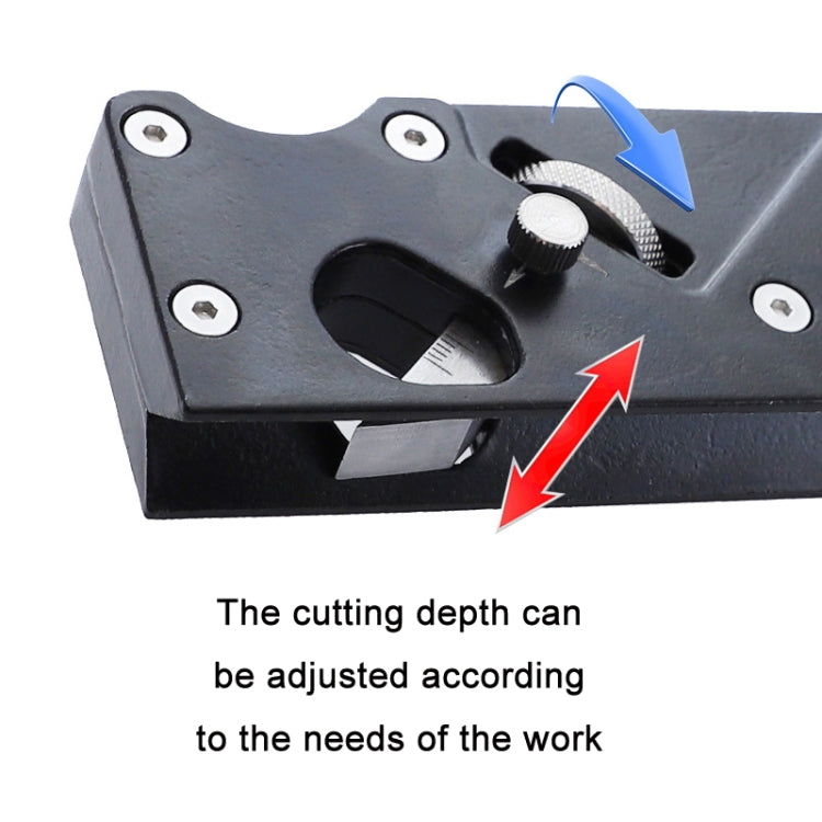 Adjustable Depth Woodworking Chamfering Planer, Specification: Cutter Head 7 PCS/Set