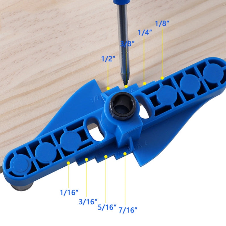 DIY Woodworking Hole Locator Self-Centering Marker, Model: Blue Drill Bit