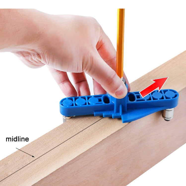 DIY Woodworking Hole Locator Self-Centering Marker, Model: Blue Drill Bit