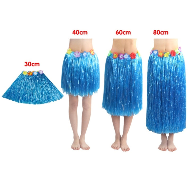 3 PCS Hawaiian Hula Party Show Dress Up Props, Size: 80cm(Double Layer Purple)