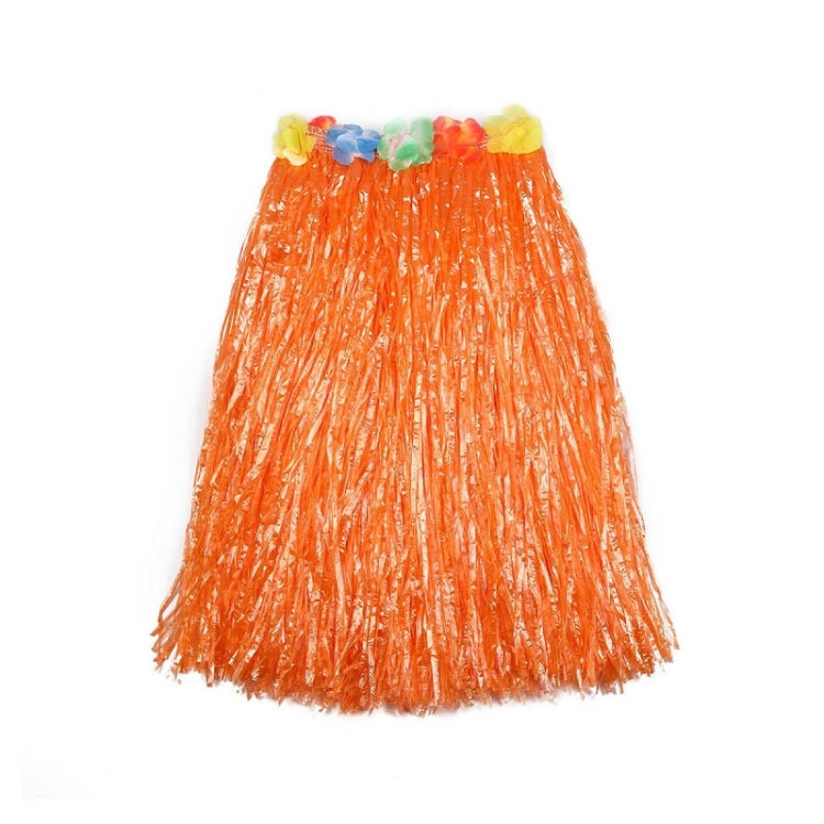 3 PCS Hawaiian Hula Party Show Dress Up Props, Size: 40cm(Double Layer  Orange)