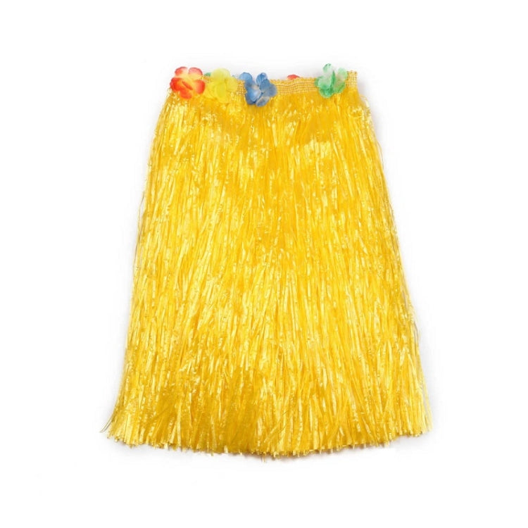 3 PCS Hawaiian Hula Party Show Dress Up Props, Size: 60cm(Double Layer Yellow)