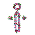 5 PCS CK-053 12-Color Petal Party Decoration Hawaiian Wreath(2)