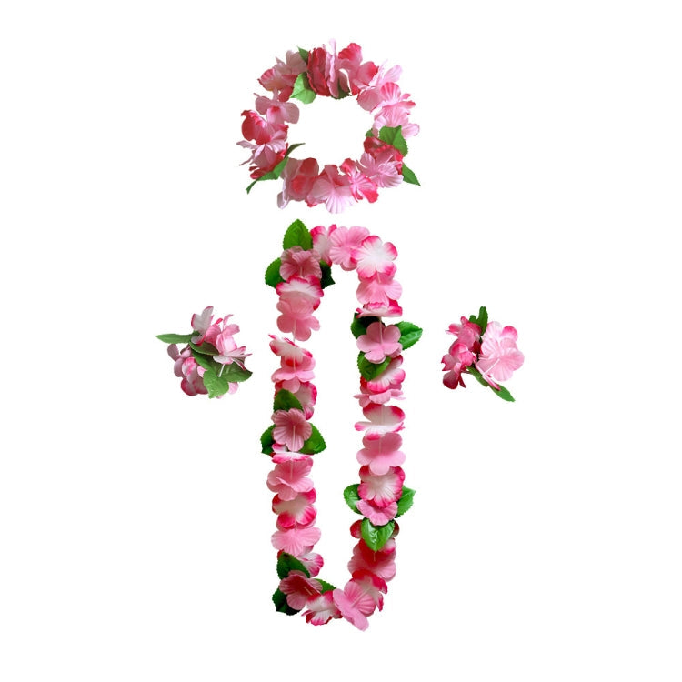 5 PCS CK-053 12-Color Petal Party Decoration Hawaiian Wreath(9)