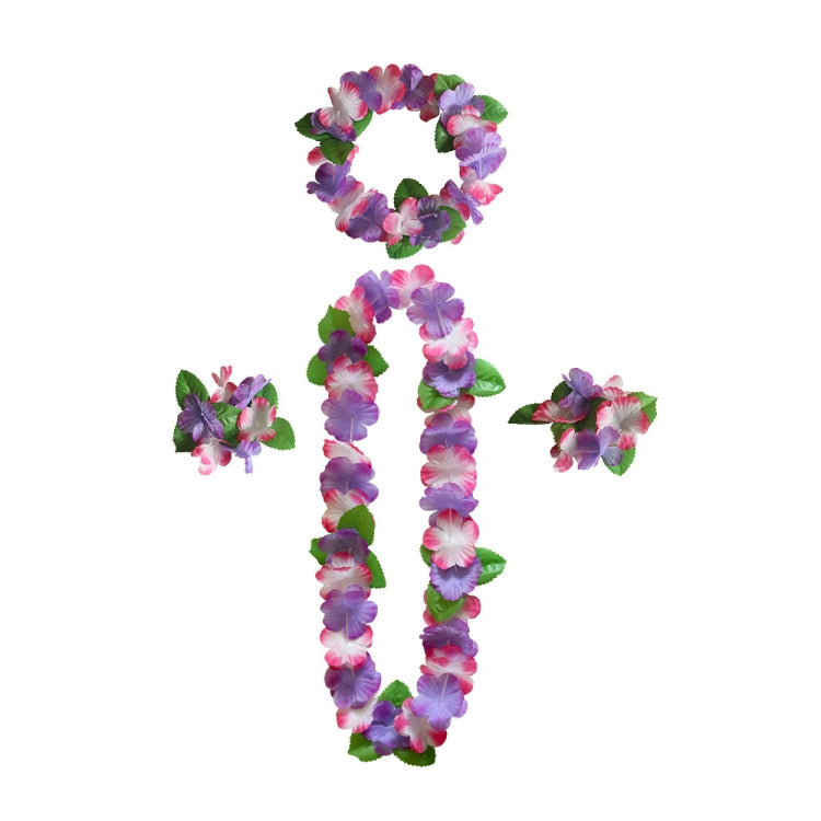 5 PCS CK-053 12-Color Petal Party Decoration Hawaiian Wreath(11)