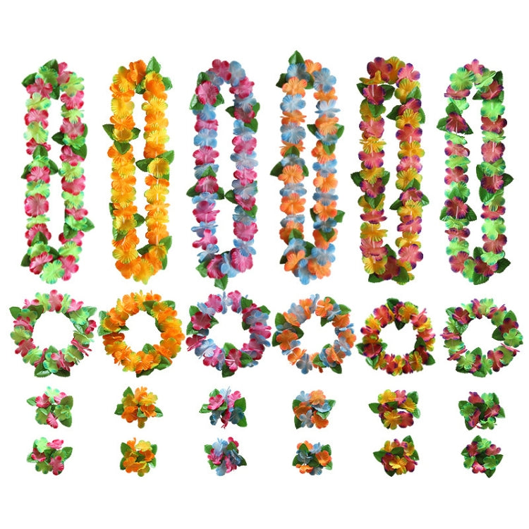 5 PCS CK-053 12-Color Petal Party Decoration Hawaiian Wreath(9)