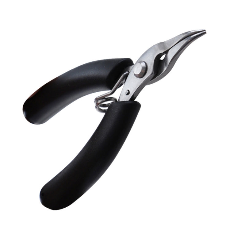 4 Inch Stainless Steel Palm Mini Electronic Pliers(Needle Nose Flat Pliers)